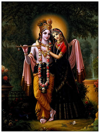 Lovely Radha Krishna Pic, radhakrishn HD phone wallpaper