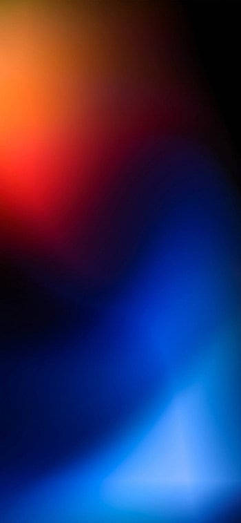 Orange to blue and black gradient by @Hk3ToN on , black and orange HD phone wallpaper