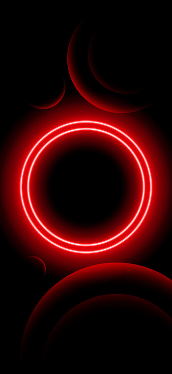 Amoled, OLED, Light, Neon Sign, Red, Backgrounds, neon amoled HD phone wallpaper