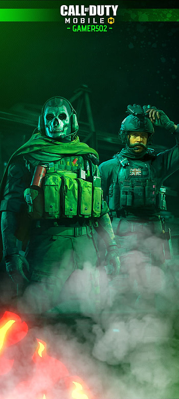 Call of Duty Mobile, ghost jawbone HD phone wallpaper