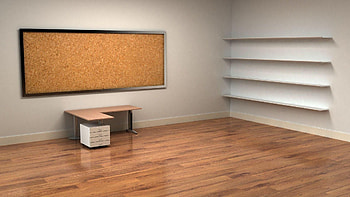 Icon Organizer, organised office HD wallpaper
