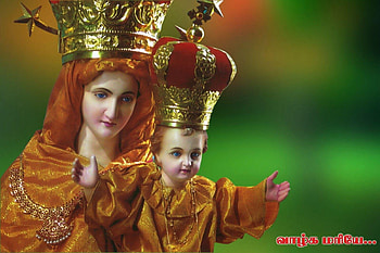 velankanni matha kollam: Mary matha, mary matha HD wallpaper