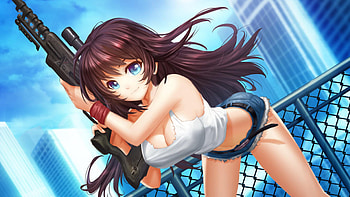 Anime Sniper Girl – PS4, ps4 anime girl HD wallpaper