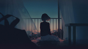 Aesthetic Laptop Lofi, aesthetic anime laptop HD wallpaper