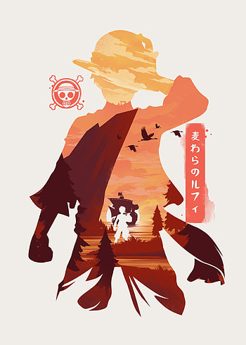Luffy One Piece' Poster by whyadiphew, luffy one piece 2022 HD phone wallpaper