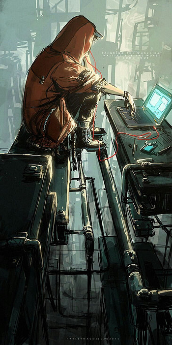 Pin on Hacker, hacker anime boys HD phone wallpaper