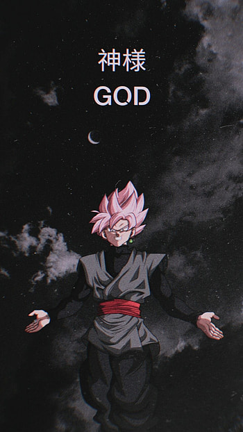 Goku Black posted by Christopher Anderson, aesthetic black goku HD phone wallpaper
