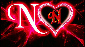 N letter love whatsapp status, n name HD wallpaper