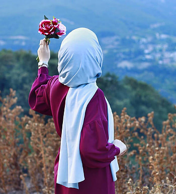 Hijab Girl, aesthetic girl hijab HD phone wallpaper