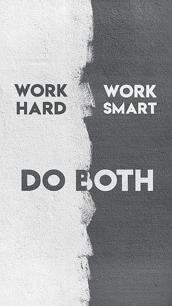 Hard Work, smart work HD phone wallpaper