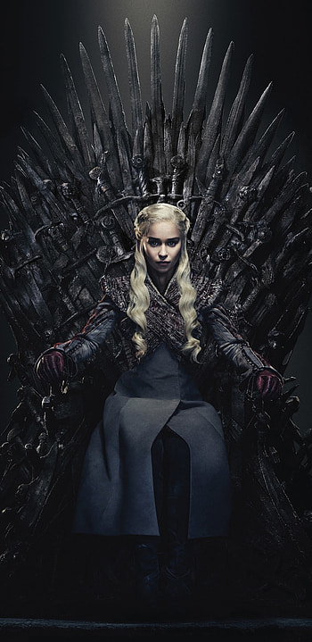 Daenerys Targaryen Game of Thrones Iron Throne Season 8, game of thrones 13 HD phone wallpaper