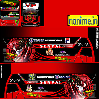 Discover the coolest livery sdd anime high school dxd in 2020, bussid HD phone wallpaper