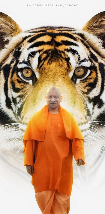 Yogi Adityanath Ji by ind_cyborg HD phone wallpaper