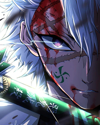 Sanemi Shinazugawa, wind hashira HD phone wallpaper
