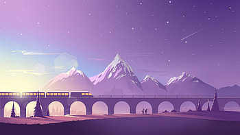 Minimalism Pastel Purple Aesthetic, purple minimalist HD wallpaper