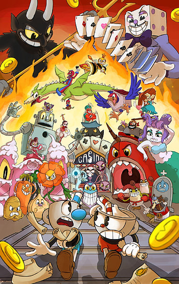 Pin on Cuphead, cuphead and mugman HD phone wallpaper