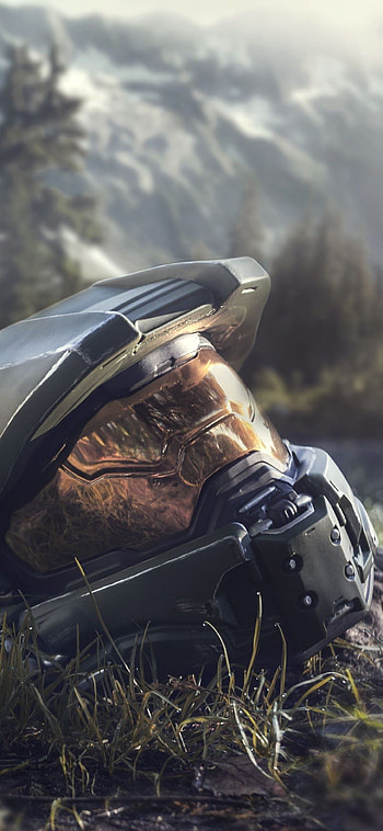 Halo Infinite Master Chief Helmet, halo HD phone wallpaper