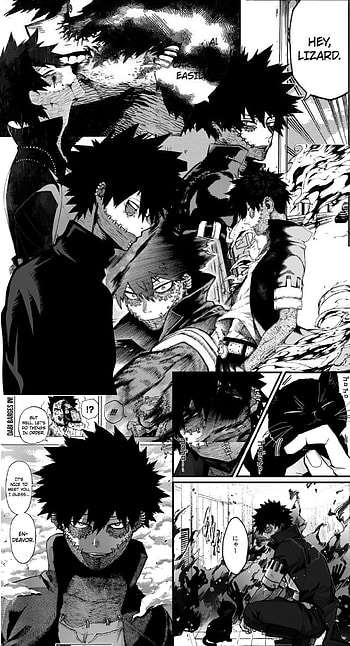 Dabi's manga panel, dabi manga HD phone wallpaper