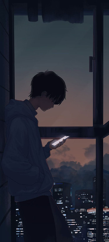 Пин от пользователя Hager sabry на доске, sad alone cartoon boy HD phone wallpaper