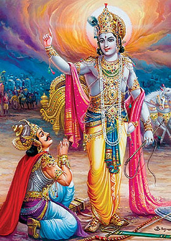 Bhagavad Gita Group, arjun krishna HD phone wallpaper