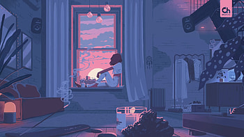 Cozy Evening │ LoFi Chill Live HD wallpaper