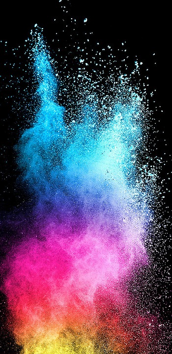 Abstract Colorful Powder with Dark Backgrounds for Samsung Galaxy, high definition samsung galaxy HD phone wallpaper