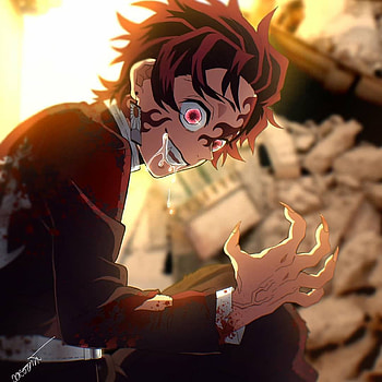 Kimetsu no yaiba 201, demon king tanjiro HD phone wallpaper
