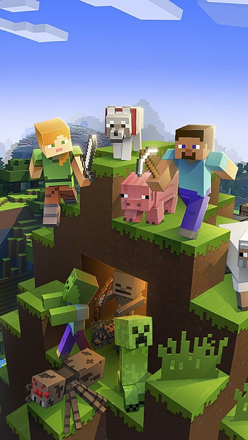 Awesome Minecraft, minecraft HD phone wallpaper