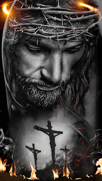 Jesus crucified mobile, god jesus HD phone wallpaper