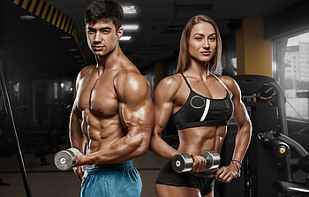Fitness Man, women muscles HD wallpaper