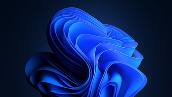 Windows 11, Dark Mode, Blue, Stock, Official, » , Ultra, dark r HD wallpaper