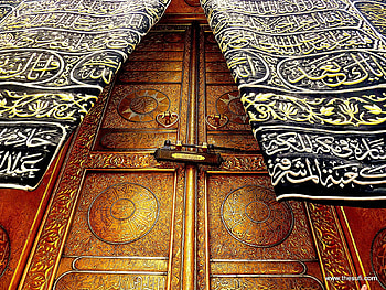 Door of Kaaba Masjid, mecca HD wallpaper
