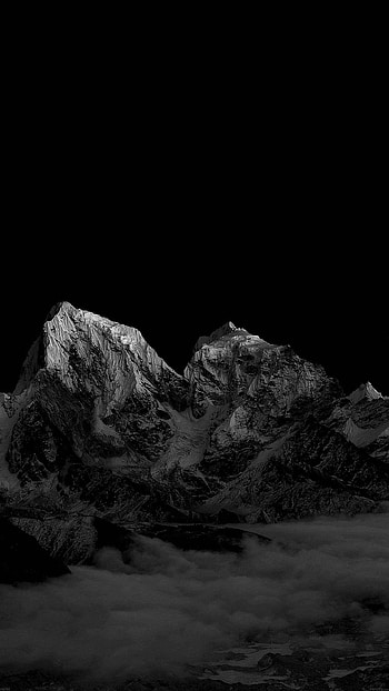 Black Oled , oled night winter HD phone wallpaper