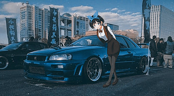 Jdm x anime, jdm anime HD wallpaper