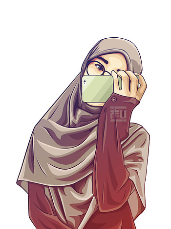 Gambar Kartun Nurse Muslimah Gambar in 2019, anime hijab HD phone wallpaper