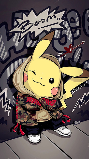 Cool Pikachu , pokemon drip HD phone wallpaper