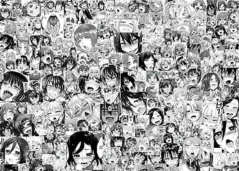 Ahegao by Polysaurus HD wallpaper
