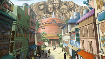 Naruto Hidden Leaf Backgrounds, naruto village HD wallpaper