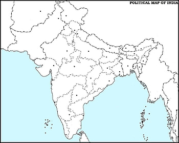 Blank India Map Pdf 14 important maps of india physical and, india map layout background HD wallpaper