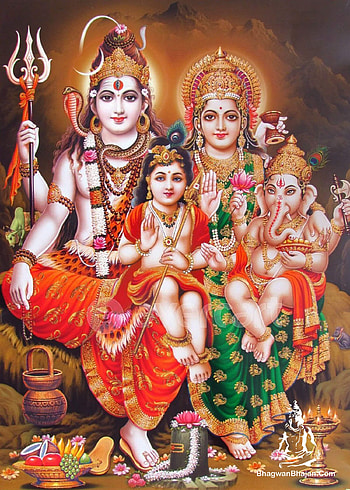 Bhagwan Shiv &, shiv parivar HD phone wallpaper