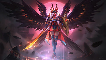 342664 Freya, Raven Shogun, Skin, Mobile Legends Bang Bang, ML, MLBB, Video Game, alice mlbb HD wallpaper