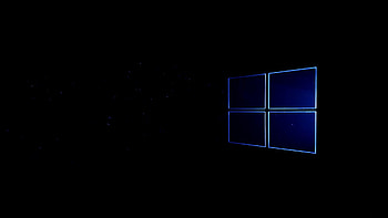 4 Dark Windows 10, dark blue windows 10 HD wallpaper