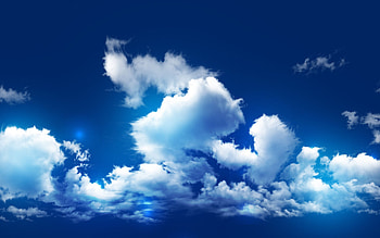 Blue Cloud, badal HD wallpaper