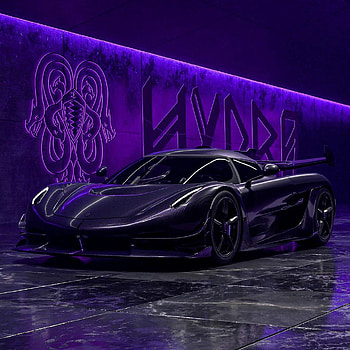 Insane Koenigsegg Jesko 'Hydra', carbon body with purple flake, by LMM Design. This is a customer Jesko and will be finished in 2022! – Cars Club, koenigsegg 2022 HD phone wallpaper