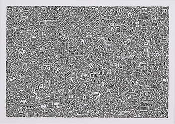 Party, mr doodle HD wallpaper