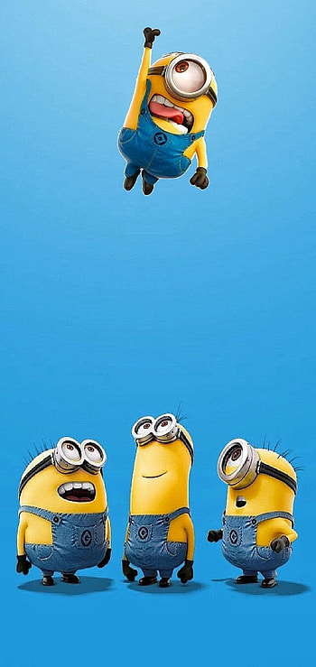 Hole Punch for Samsung Galaxy Note Series, amoled minion HD phone wallpaper