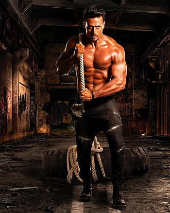 fitness gym tiger shroff HD phone wallpaper