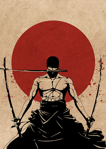 Roronoa Zoro One Piece, zoro logo HD phone wallpaper