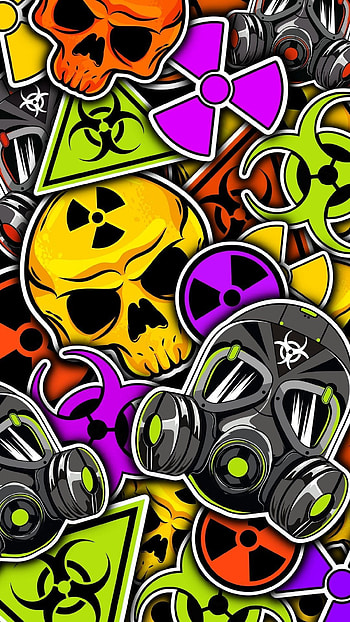 Sticker Bomb HD phone wallpaper
