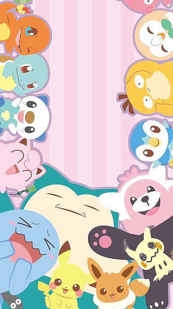 Cute Kawaii Pokemon, pink pokemon HD phone wallpaper